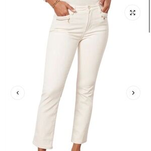 NWT$239 PAIGE Cindy High Rise w Modern Zip Pant size 25